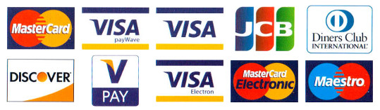 We accept payment cards